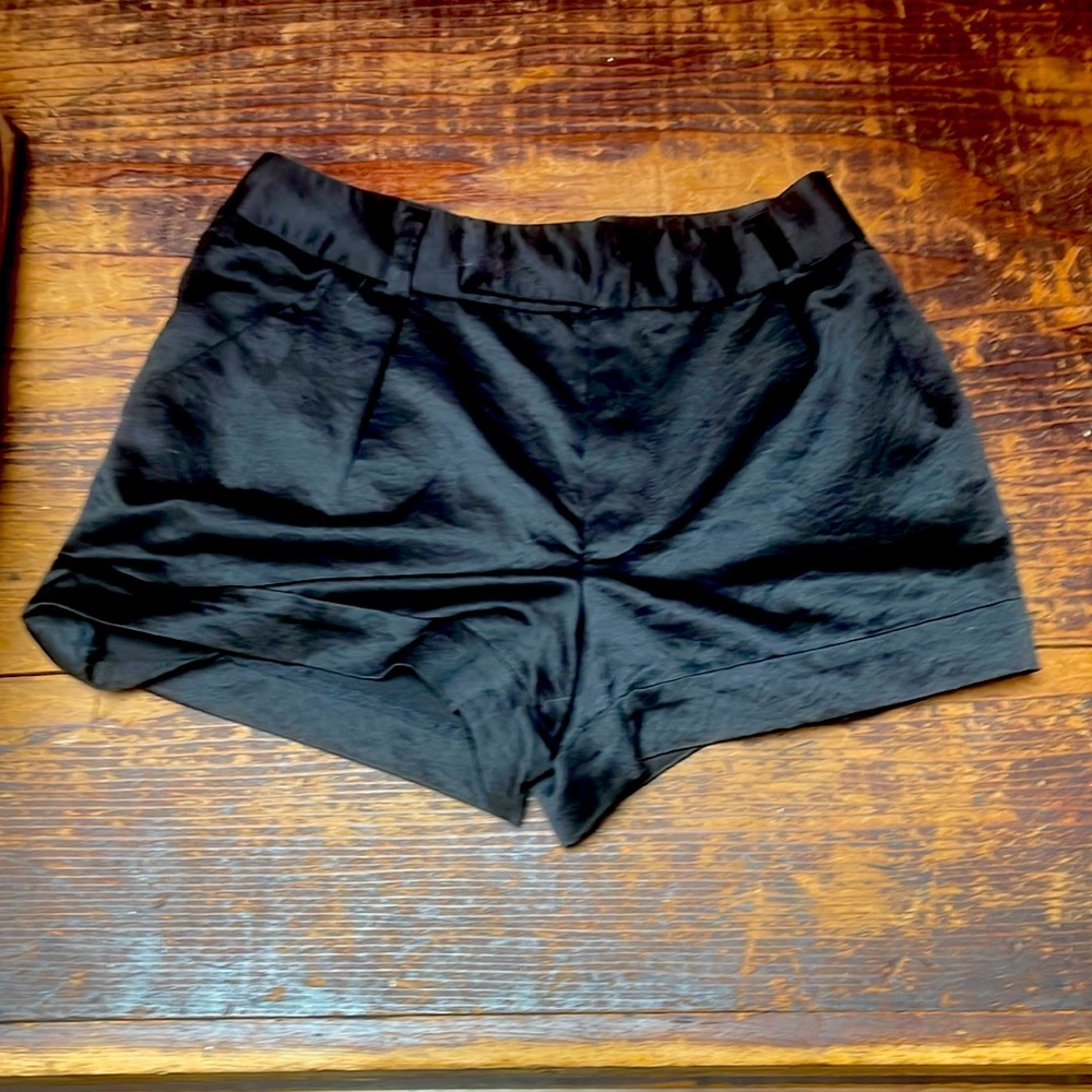 Super cute extra. Small satin shorts.